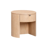 Marlow Wood Round Nightstand by TOV Furniture at Eve Furniture