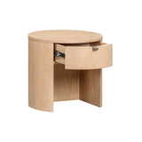 Marlow Wood Round Nightstand by TOV Furniture at Eve Furniture