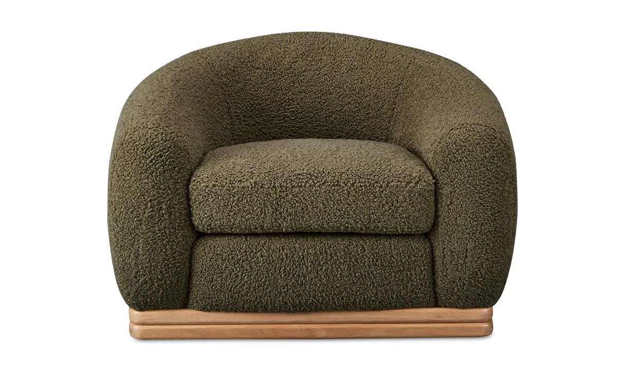 Marlowe Lounge Chair - Green by Moe's Home at Eve Furniture