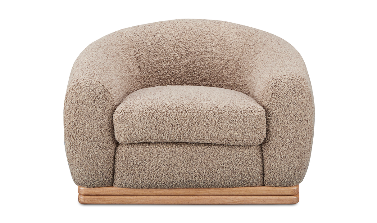 Marlowe Lounge Chair - Taupe by Moe's Home at Eve Furniture