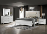 Marmore White 4-Piece Eastern King Bedroom Set