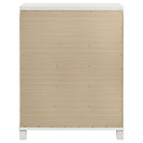 Marmore 5-drawer Bedroom Chest of Drawers White by Coaster at Eve Furniture