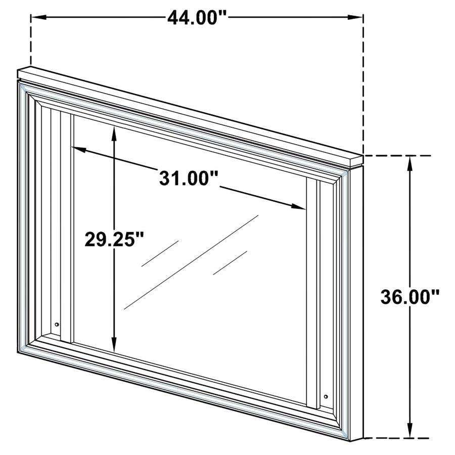 Marmore White 4-Piece Queen Bedroom Set by Coaster at Eve Furniture
