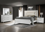Marmore White 4-Piece Queen Bedroom Set by Coaster at Eve Furniture