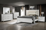 Marmore White 5-Piece Eastern King Bedroom Set by Coaster at Eve Furniture