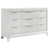 Marmore White 5-Piece Queen Bedroom Set by Coaster at Eve Furniture