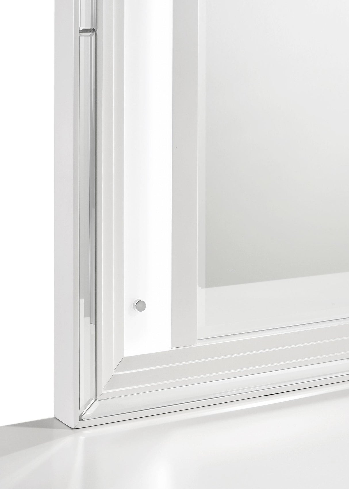 Marmore White LED Dresser Mirror by Coaster at Eve Furniture