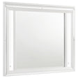 Marmore White LED Dresser Mirror by Coaster at Eve Furniture