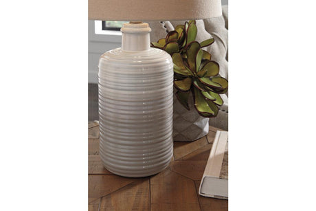 Marnina Taupe Table Lamp by Ashley at Eve Furniture