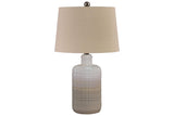 Marnina Taupe Table Lamp by Ashley at Eve Furniture