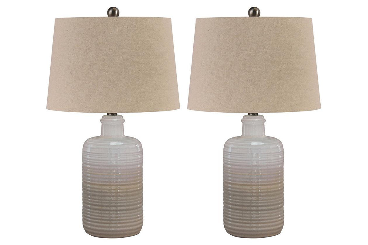 Marnina Taupe Table Lamp by Ashley at Eve Furniture