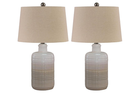 Marnina Taupe Table Lamp by Ashley at Eve Furniture