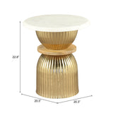 Maro Accent Table Multicolor by Zuomod at Eve Furniture