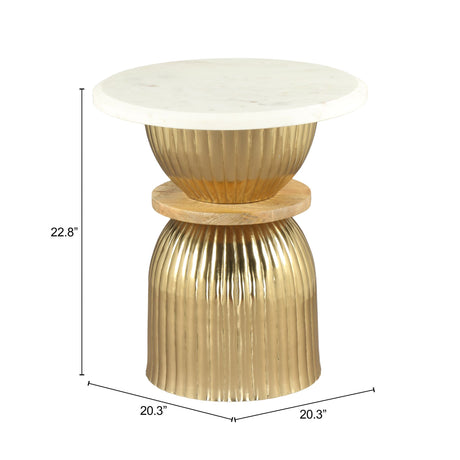 Maro Accent Table Multicolor by Zuomod at Eve Furniture