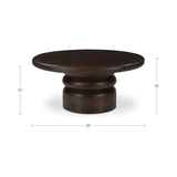 Maro Brown Coffee Table by MOES at Eve Furniture