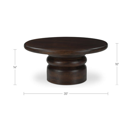 Maro Brown Coffee Table by MOES at Eve Furniture
