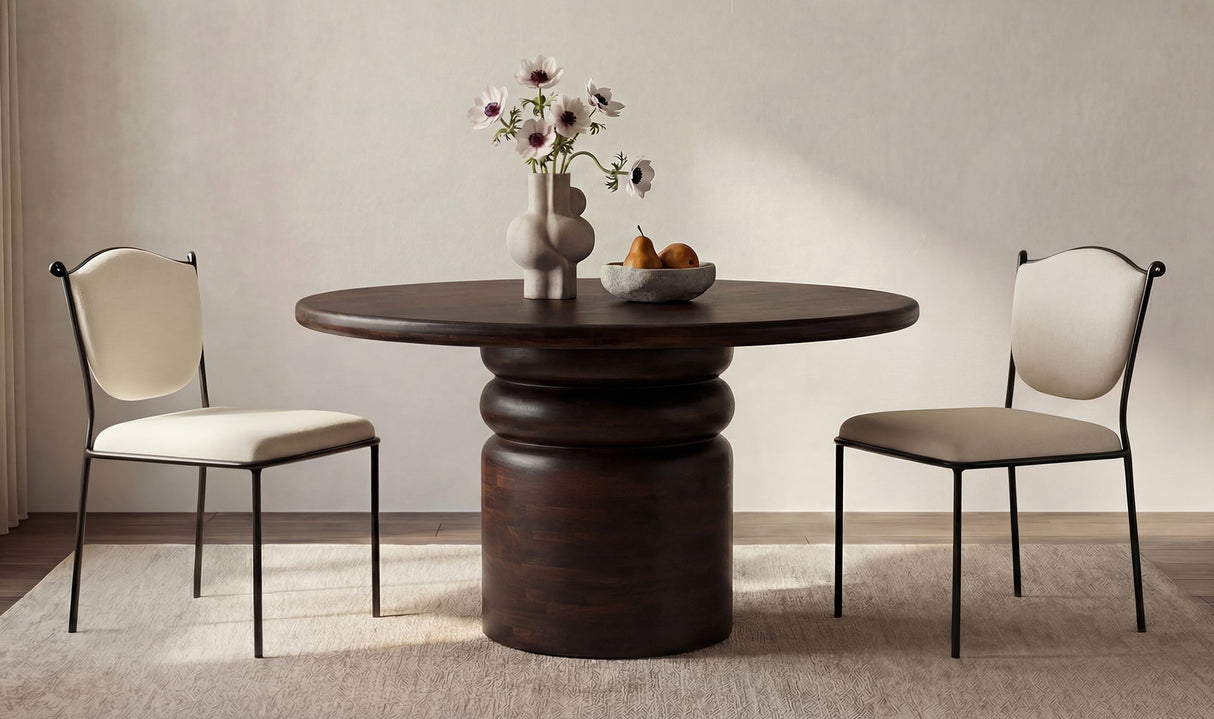 Maro Dining Table Brown by Moe's Home at Eve Furniture