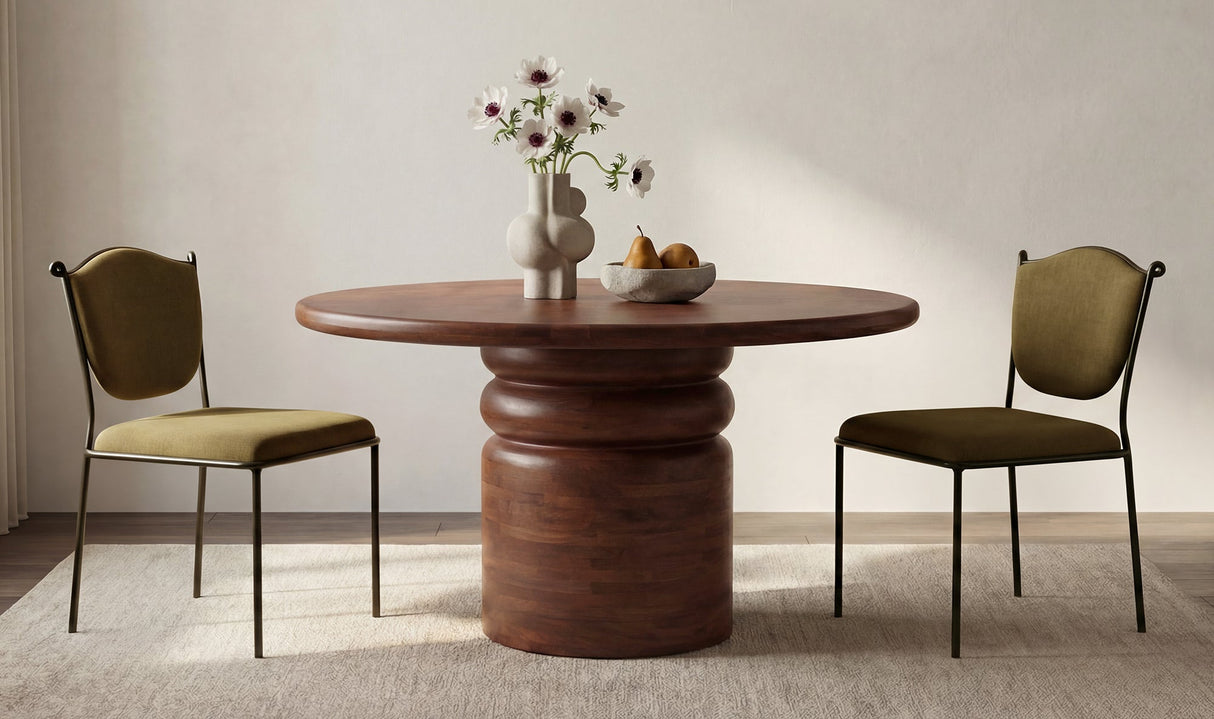 Maro Dining Table Natural by Moe's Home at Eve Furniture