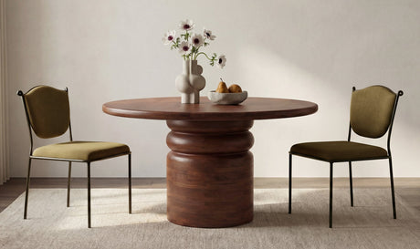 Maro Dining Table Natural by Moe's Home at Eve Furniture