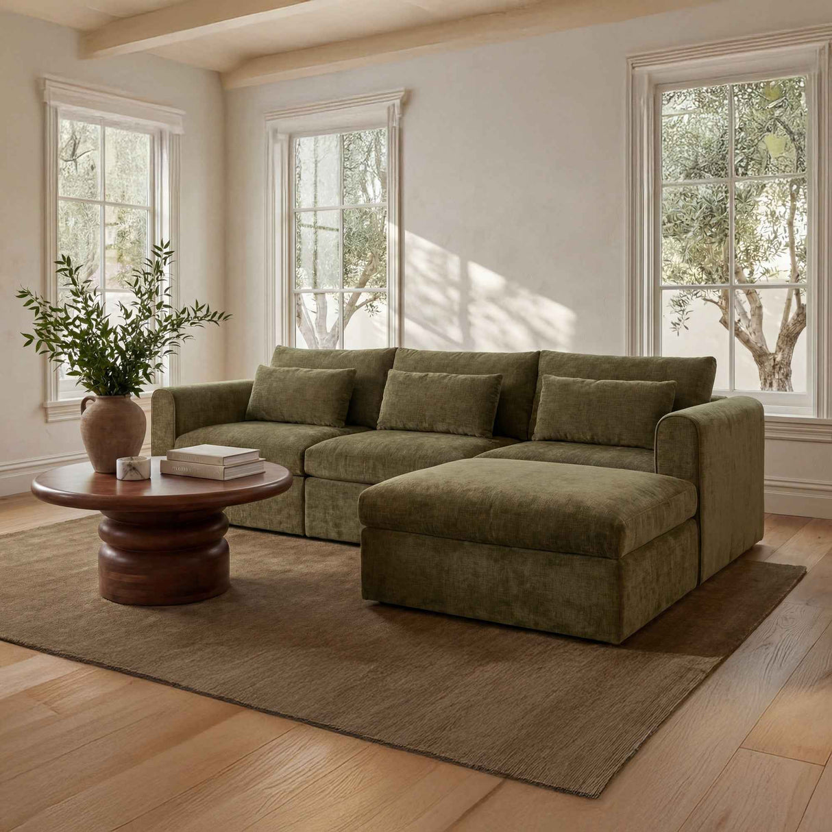Maro Natural Coffee Table by Moe's Home at Eve Furniture