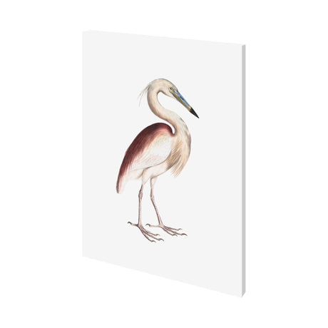 Marone Backed Heron by Maria Mendez a Hand Embellished Textured Canvas by Mercana at Eve Furniture