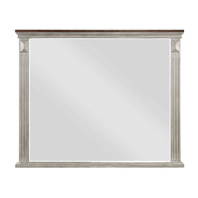 Marquette Gray/Brown Mirror (Mirror Only) by Homelegance at Eve Furniture