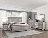 Marquette Gray/Brown Nightstand by Homelegance at Eve Furniture