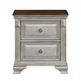 Marquette Gray/Brown Panel Bedroom Set by Homelegance at Eve Furniture