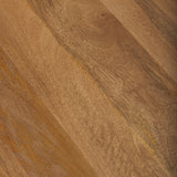 Marquisa Medium Brown Wood W/Black Metal Large Coffee Table by Mercana at Eve Furniture