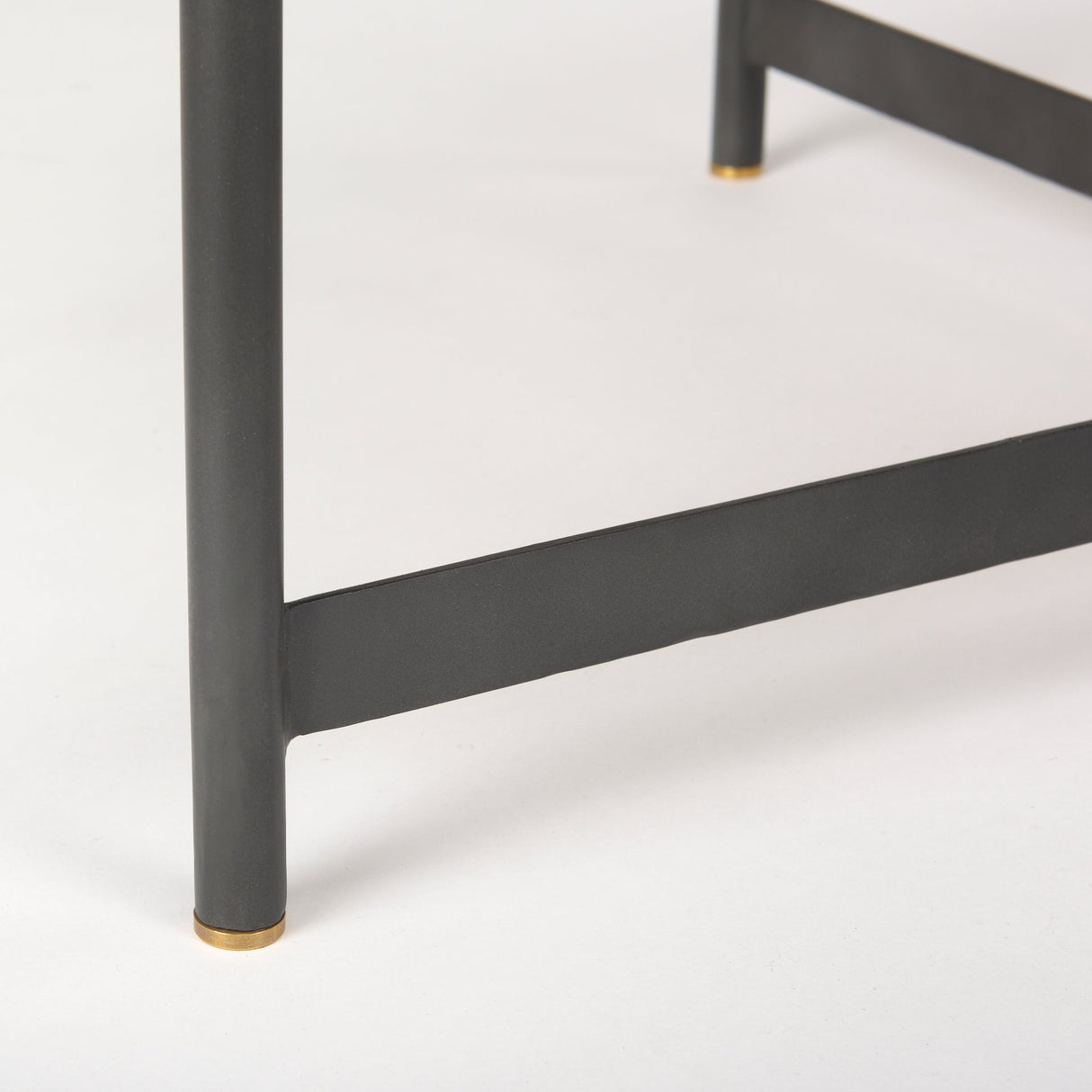 Marquisa Medium Brown Wood W/Black Metal Large Coffee Table by Mercana at Eve Furniture