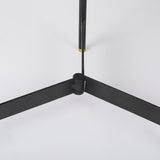 Marquisa (Set of 2) 22.5L x 22.5W x 20.8H Light Brown Wood W/ Black Metal Base Nesting Side Tables by Mercana at Eve Furniture