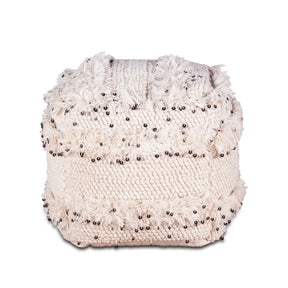 Marrakech 18" Accent Ottoman in Moroccan Sequined by Home Trends & Design at Eve Furniture