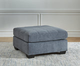 Marrelton Denim Oversized Accent Ottoman by Ashley at Eve Furniture