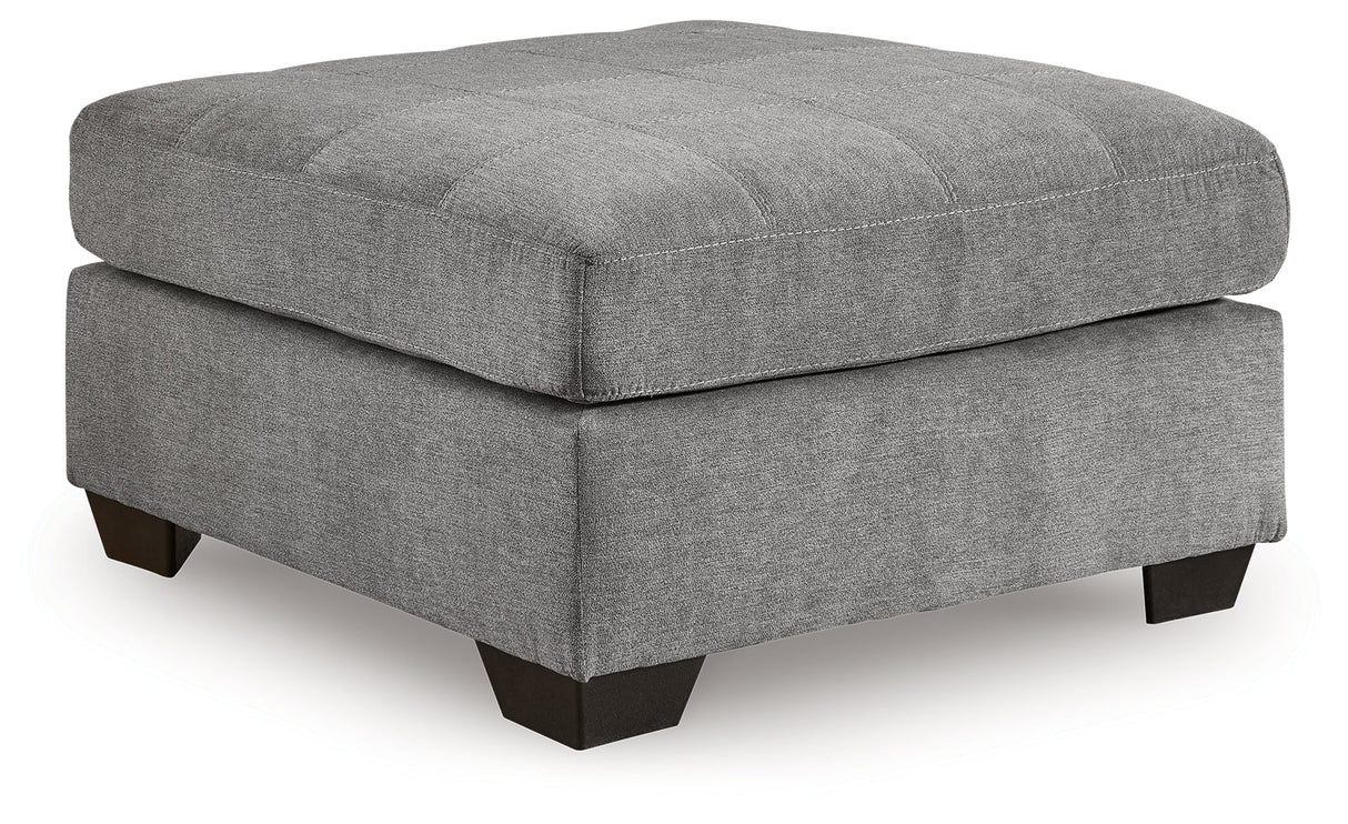 Marrelton Gray Oversized Accent Ottoman