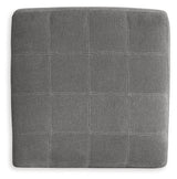 Marrelton Gray Oversized Accent Ottoman