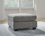 Marrelton Gray Oversized Accent Ottoman by Ashley at Eve Furniture