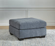 Marrelton Denim Oversized Accent Ottoman by Ashley at Eve Furniture