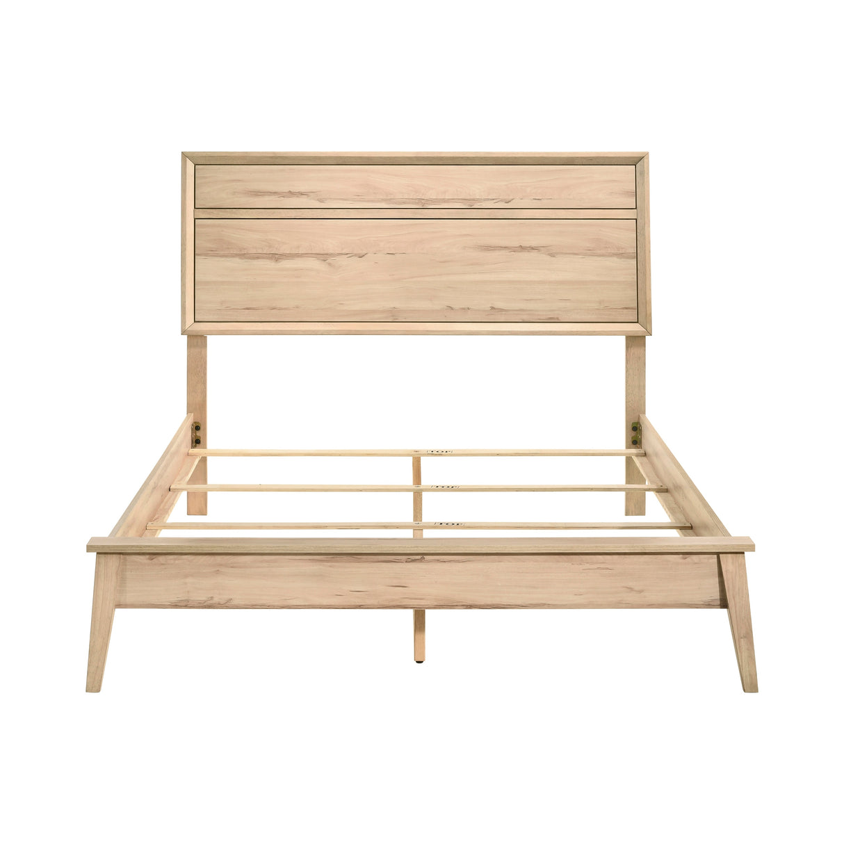 Marrin Natural Oak King Panel Bed by Homelegance at Eve Furniture