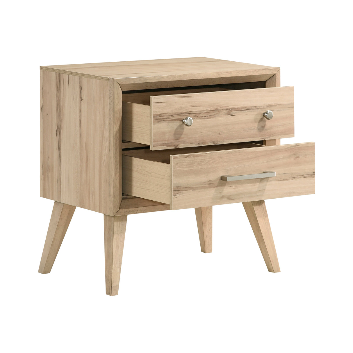 Marrin Natural Oak Nightstand by Homelegance at Eve Furniture