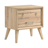 Marrin Natural Oak Panel Bedroom Set by Homelegance at Eve Furniture
