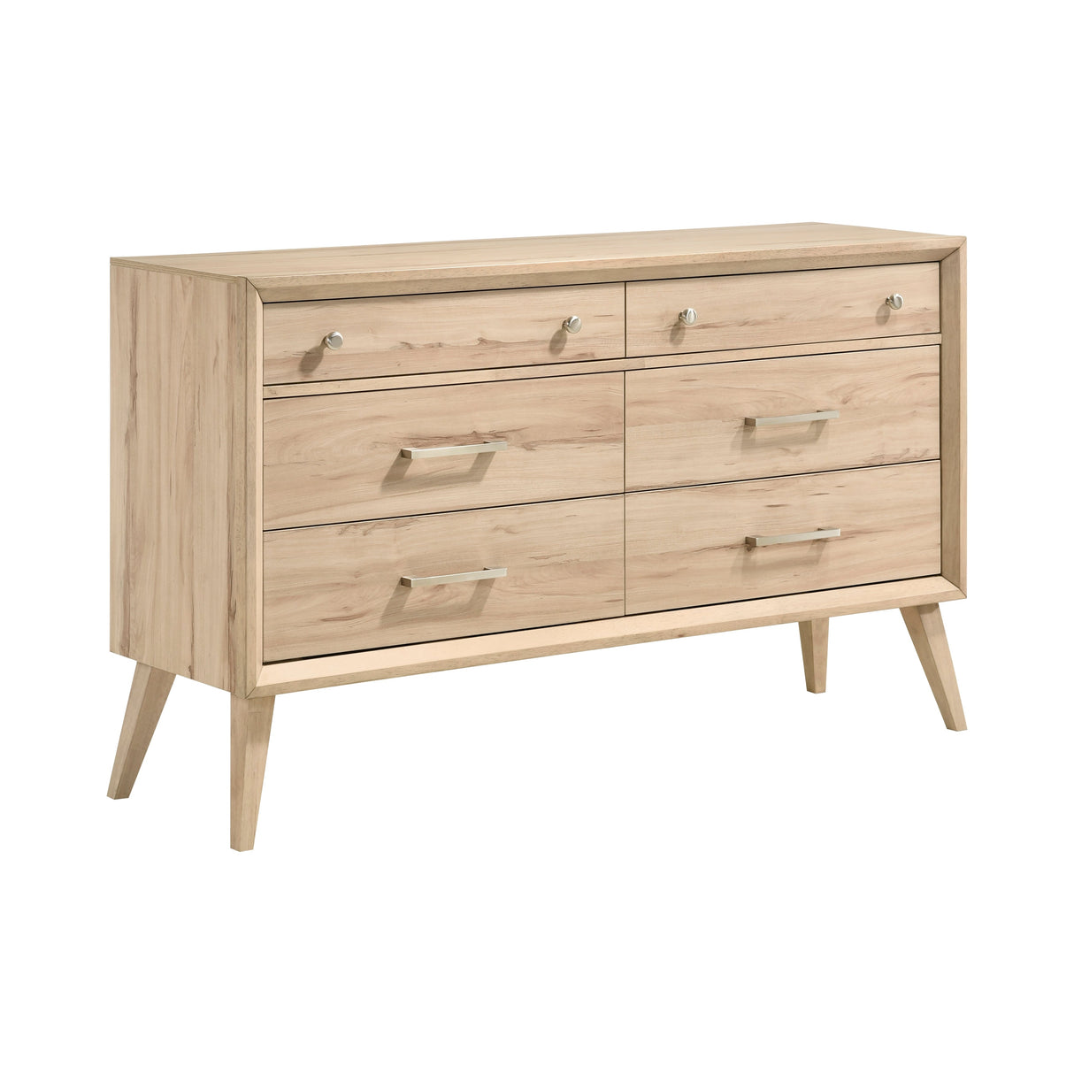 Marrin Natural Oak Panel Bedroom Set by Homelegance at Eve Furniture