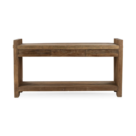 Marsa Natural 64" 3 Drawer Console Table by Classic Home at Eve Furniture
