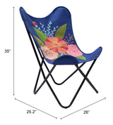 Marsa Multicolor Accent Chair by Zuomod at Eve Furniture