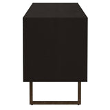 Marsden Charcoal Black 2-door Wood 70" TV Stand by Coaster at Eve Furniture