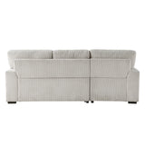 Marsh Gray 2-Piece Sectional with Left Chaise by Homelegance at Eve Furniture