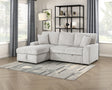 Marsh Gray 2-Piece Sectional with Left Chaise by Homelegance at Eve Furniture