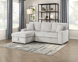 Marsh Gray 2-Piece Sectional with Left Chaise by Homelegance at Eve Furniture