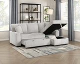 Marsh Gray 2-Piece Sectional with Right Chaise by Homelegance at Eve Furniture