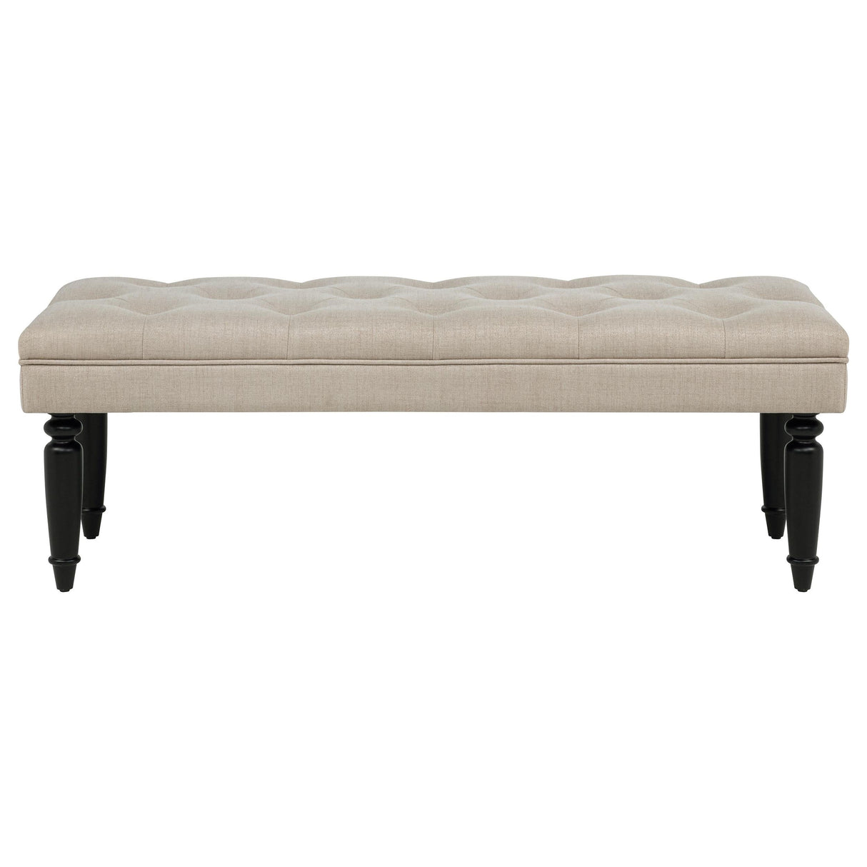 Marsha Latte 52-inch Upholstered Entryway Accent Bench by Coaster at Eve Furniture