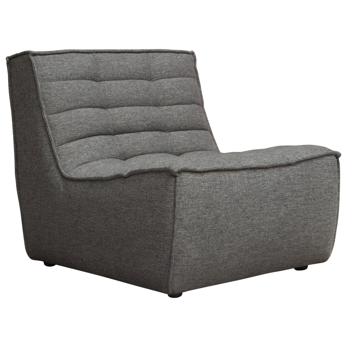 Marshall Grey Armless Chair by Diamond Sofa at Eve Furniture